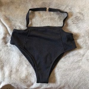 High waisted bikini bottoms